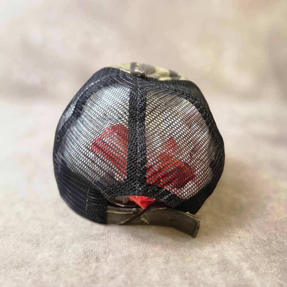 Stihl Outfitters Camo Trucker Hat Realtree Hardwoods Chainsaw Patch Mesh Cap - Picture 4 of 6